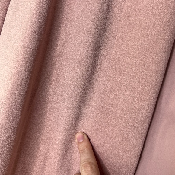 Banana Republic Solid Kimono Style Pink Savannah Clay Open Front Blazer - Picture 4 of 5